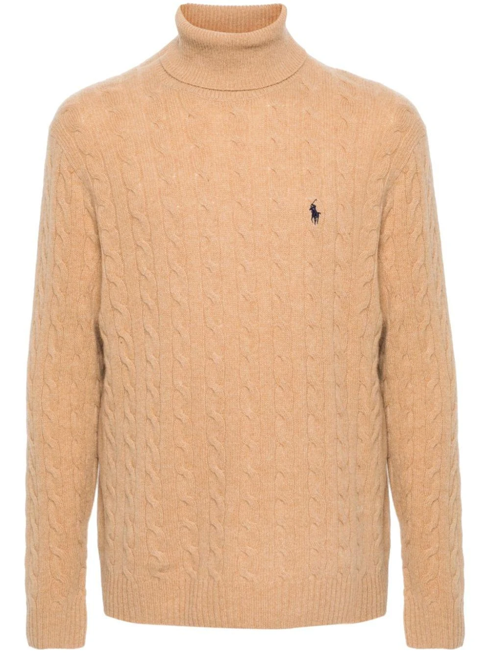 商品Ralph Lauren|Ralph Lauren 男士针织毛衣 710876836006 浅棕色,价格¥1694,第1张图片