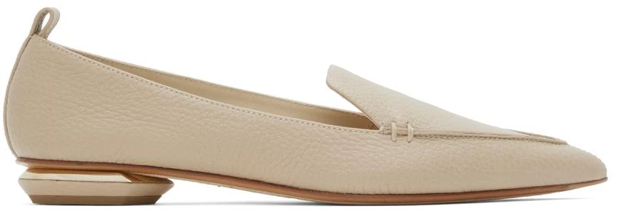 商品Nicholas Kirkwood|Beige Beya Loafers,价格¥1741,第1张图片