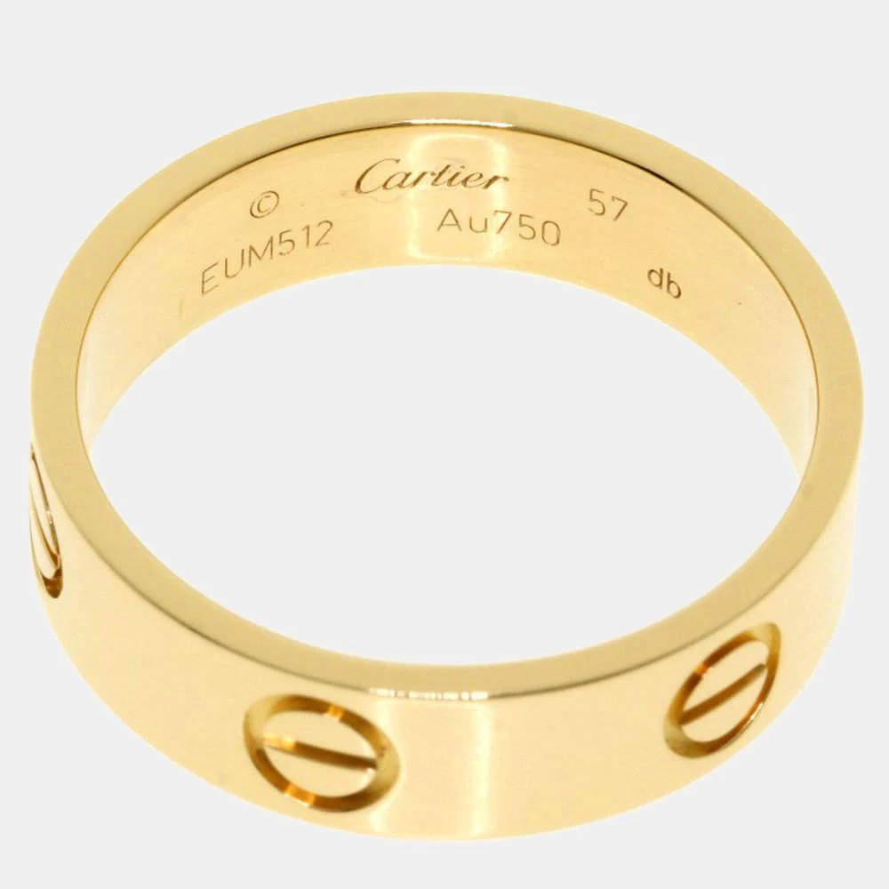 商品[二手商品] Cartier|Cartier Love 18K Yellow Gold Ring EU 57,价格¥11314,第2张图片详细描述