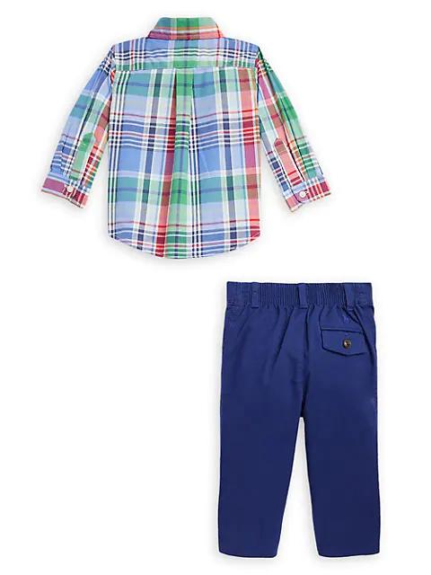 Baby Boy's Two-Piece Shirt & Pants Set商品第2张图片规格展示