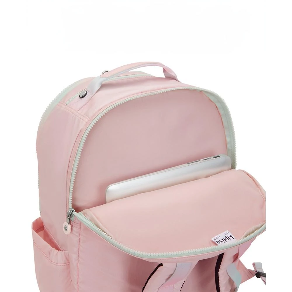 商品Kipling|Seoul Extra Large Candy Metal Nylon 17" Laptop Backpack,价格¥647,第5张图片详细描述