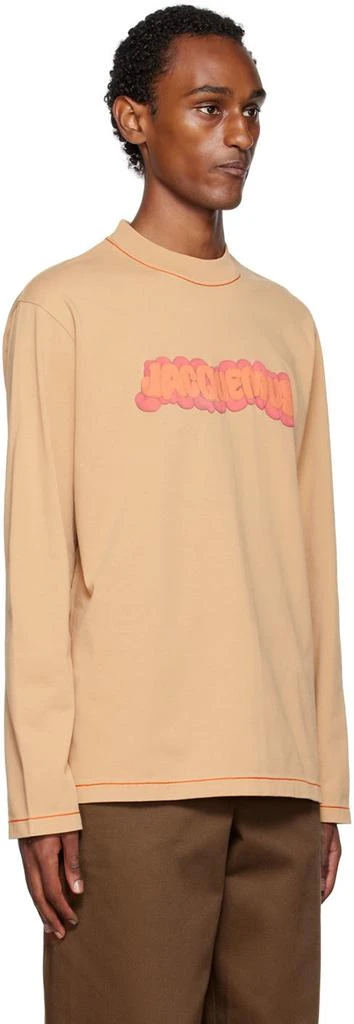 商品Jacquemus|Beige Le Papier 'Le T-Shirt Pate À Modeler' Long Sleeve T-Shirt,价格¥773,第2张图片详细描述