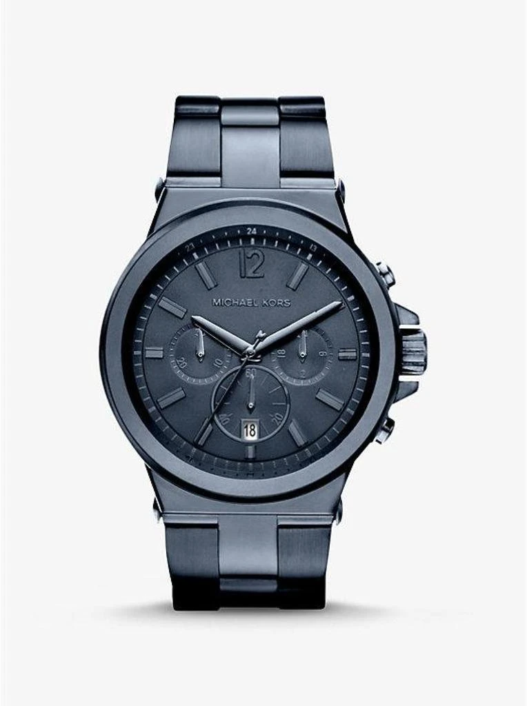 商品Michael Kors|Oversized Dylan Navy-Tone Watch,价格¥2836,第1张图片