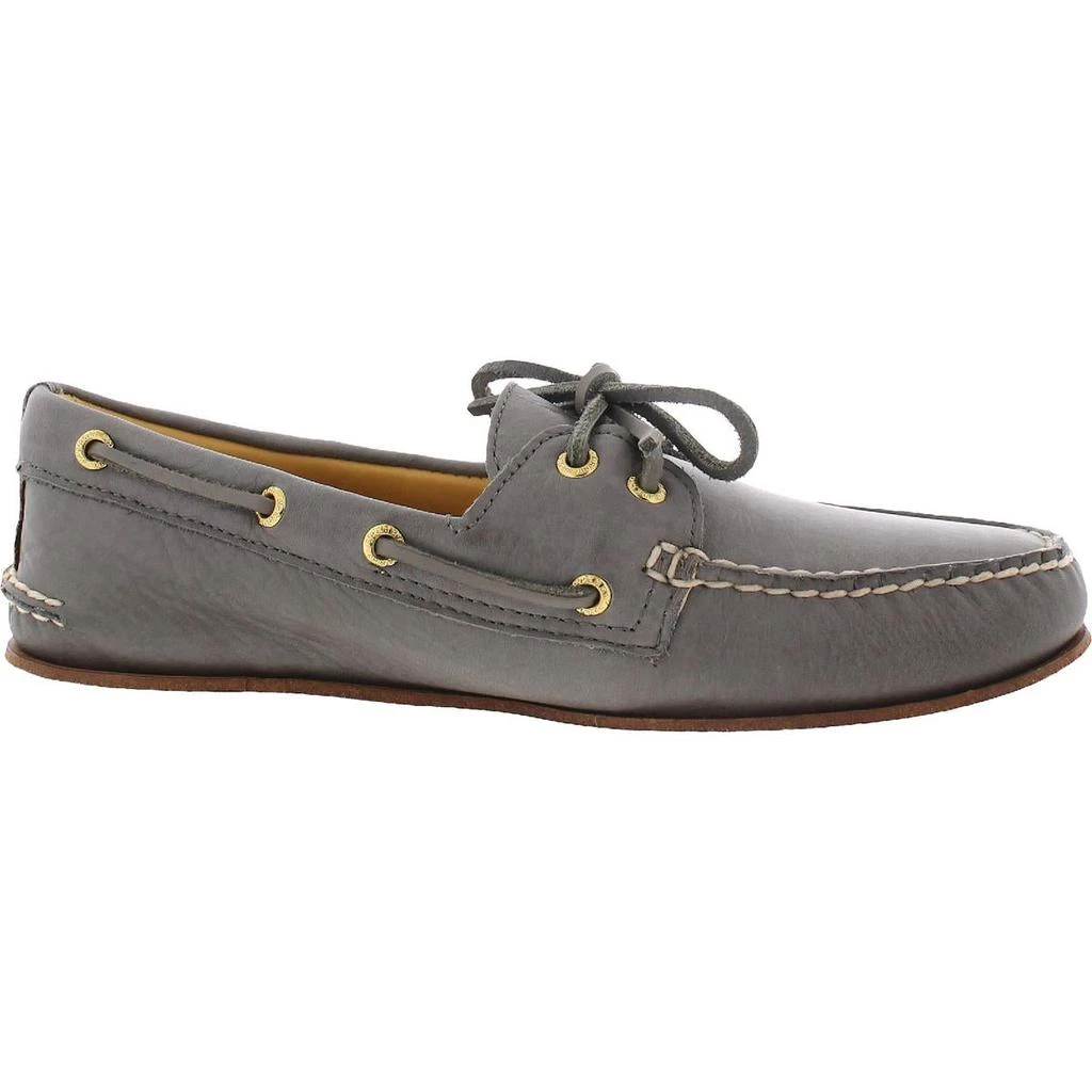 商品Sperry|Sperry Mens Gold A/O 2-Eye Faux Leather Slip On Boat Shoes,价格¥549,第2张图片详细描述