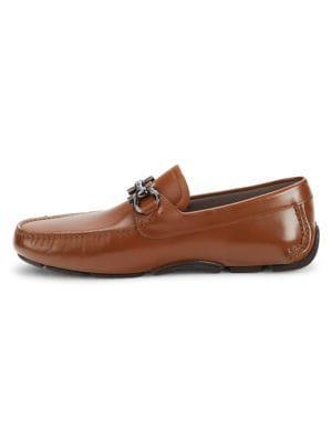 商品Salvatore Ferragamo|​Gancini Leather Driving Shoes,价格¥2976,第6张图片详细描述