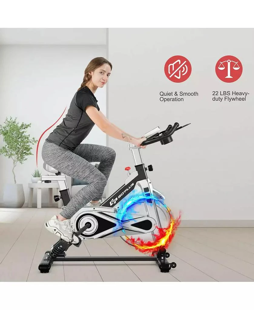 商品Costway|Indoor Stationary Exercise Cycle Bike Bicycle Workout,价格¥2344,第2张图片详细描述