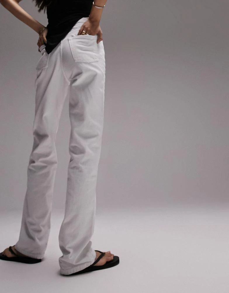 商品Topshop|Topshop Kort jeans in white,价格¥244,第2张图片详细描述