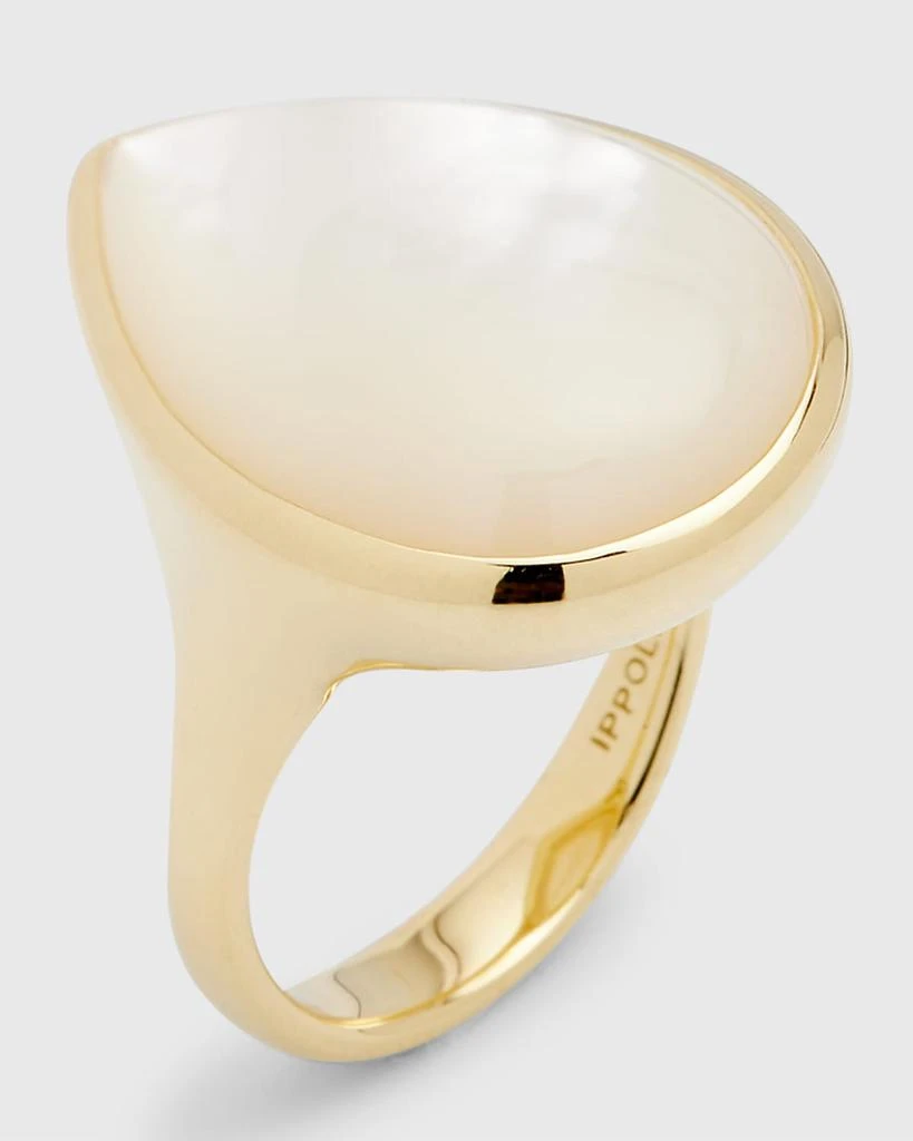 商品Ippolita|18k Polished Rock Candy Medium Teardrop Ring in Mother of Pearl, Size 7,价格¥30908,第3张图片详细描述