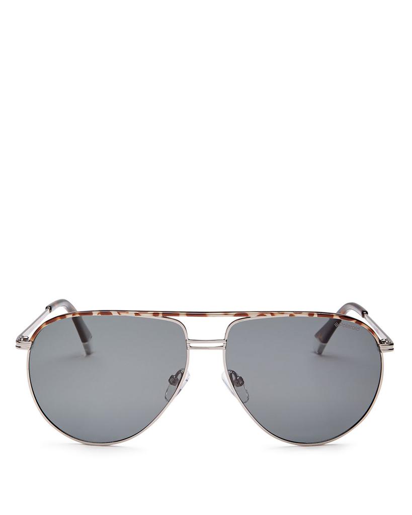 Men's Brow Bar Aviator Sunglasses, 61mm商品第4张图片规格展示
