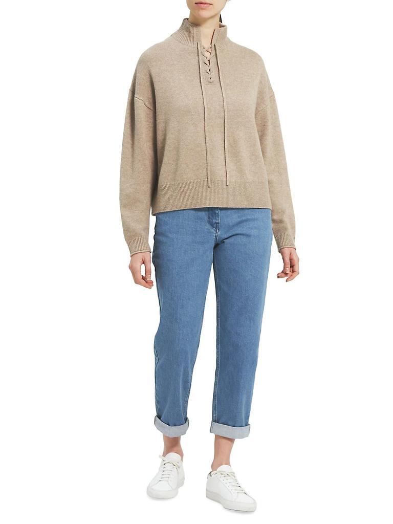 商品Theory|Cashmere Lace-Up Sweater,价格¥2795,第4张图片详细描述