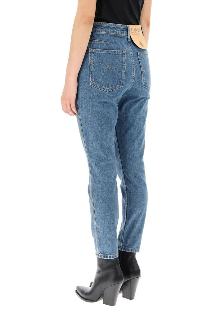 商品Lanvin|LOGO EMBROIDERY DENIM JEANS,价格¥1889,第4张图片详细描述