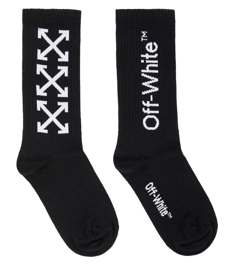 商品Off-White|Logo棉质混纺袜子,价格¥306,第1张图片