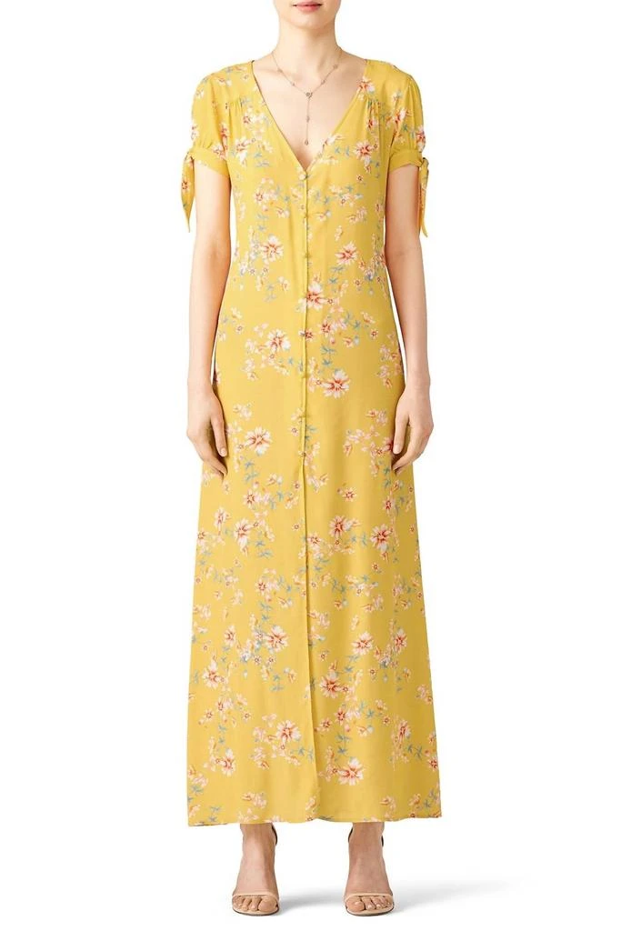 商品[二手商品] Flynn Skye|Touch Of Honey Ale Maxi Dress In Yellow,价格¥437,第1张图片