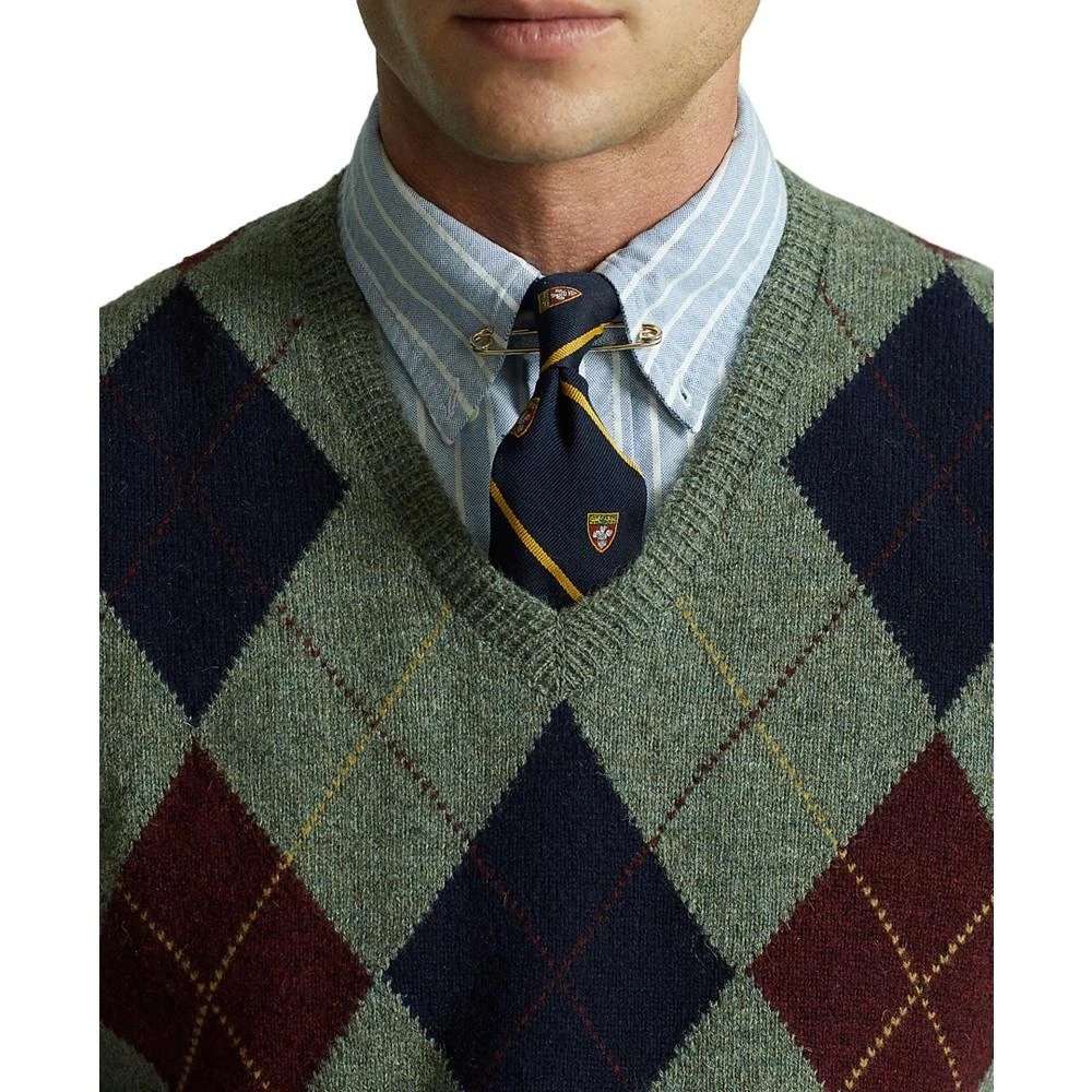 商品Ralph Lauren|Men's Argyle Wool Sweater Vest,价格¥1103,第3张图片详细描述