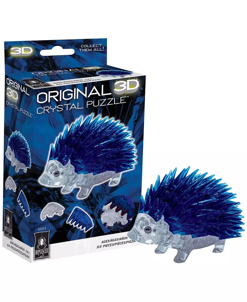 商品University Games|Bepuzzled 3D Crystal Puzzle Hedgehog, 55 Pieces,价格¥109,第4张图片详细描述