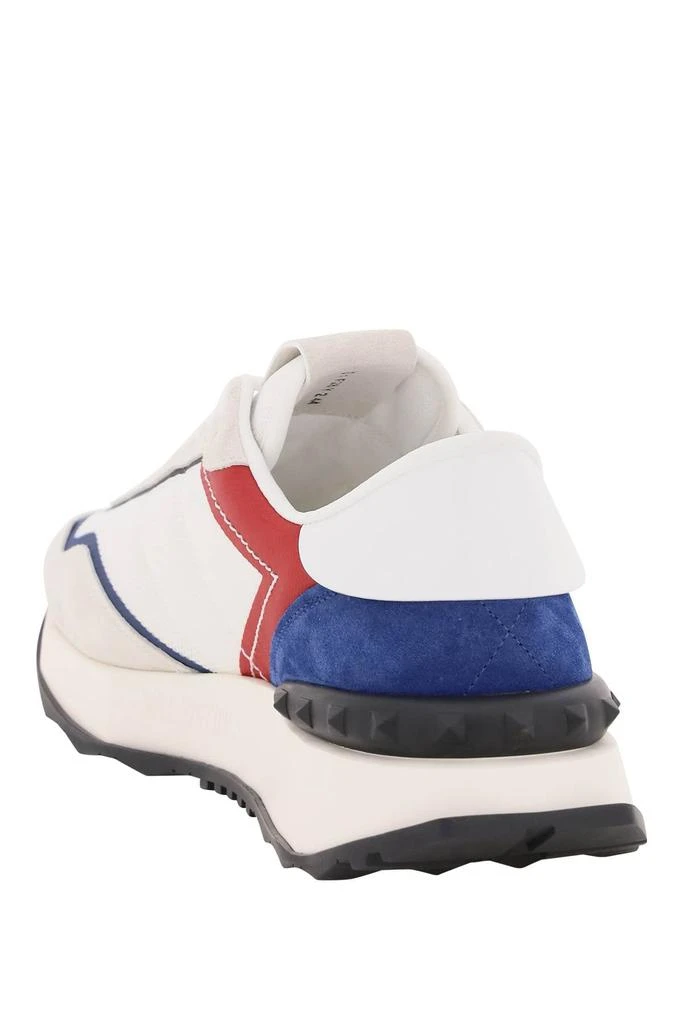 商品Valentino|Valentino garavani fabric and suede leather netrunner sneakers,价格¥3833,第3张图片详细描述