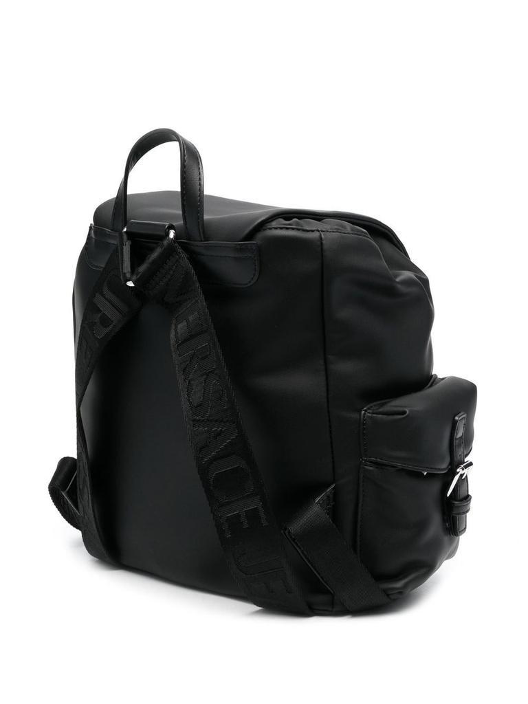 商品Versace|Versace Jeans Women's  Black Polyester Backpack,价格¥2617,第5张图片详细描述