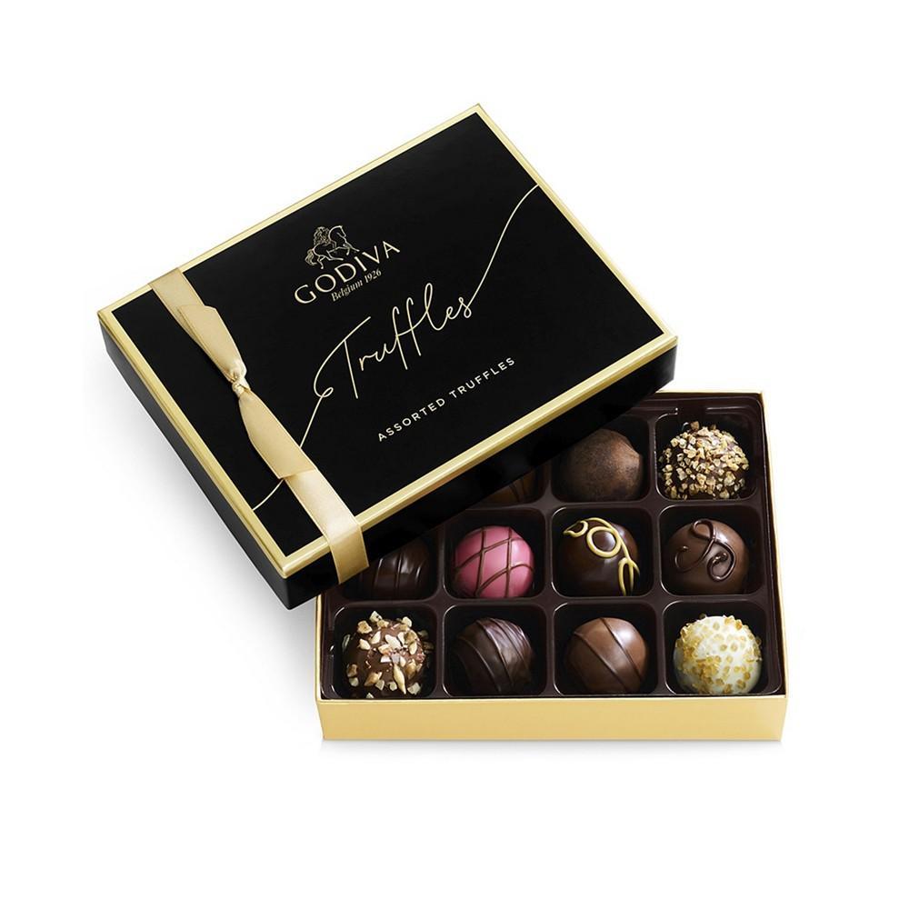 商品Godiva|Chocolatier, Signature Truffles Assorted Chocolate Gift Box 24 Pc.,价格¥253,第1张图片