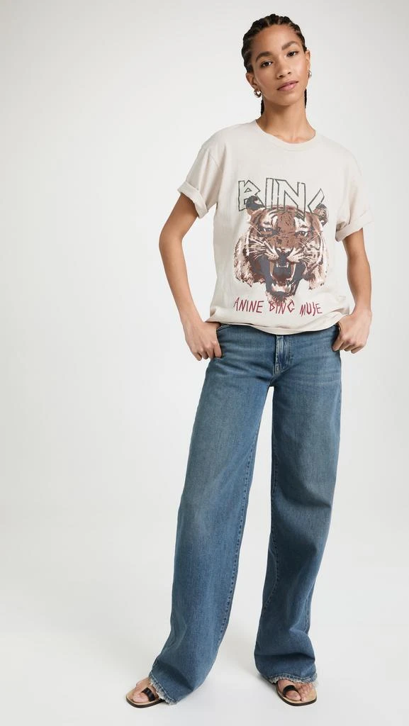 商品ANINE BING|ANINE BING 老虎图案 T 恤,价格¥729,第5张图片详细描述
