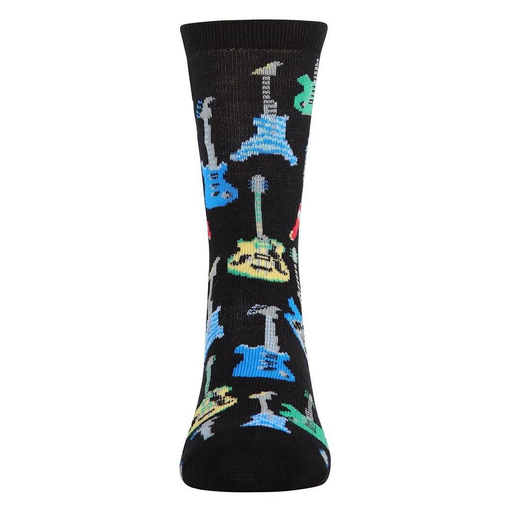 商品Memoi|Boy's Guitar Rayon From Bamboo Blend Crew Socks,价格¥75,第2张图片详细描述