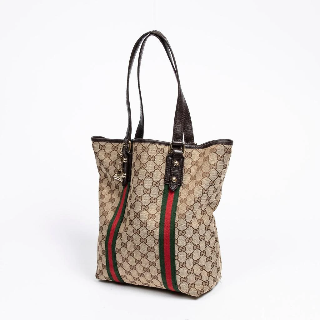 商品[二手商品] Gucci|Web Jolicoeur Vertical Tote,价格¥5081,第2张图片详细描述