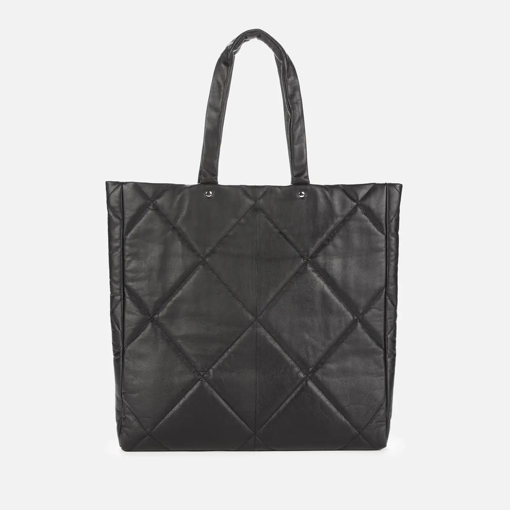 商品Nunoo|Núnoo Women's Shopper Silky Padded Tote Bag - Black,价格¥583,第4张图片详细描述