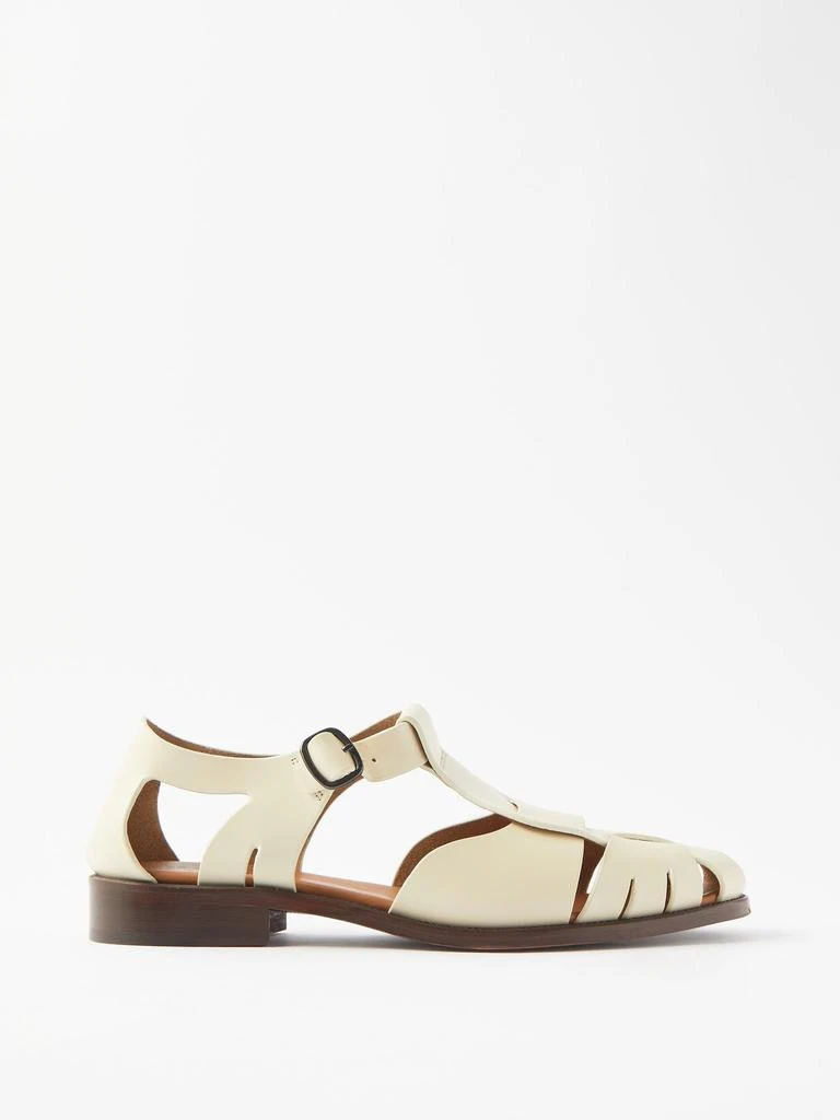 商品Hereu|Pesca cutout leather sandals,价格¥3285,第1张图片