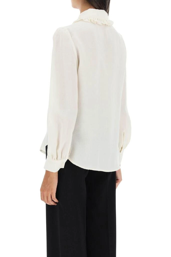 商品See by Chloé|VISCOSE SHIRT WITH RUFFLE DETAIL,价格¥891,第4张图片详细描述