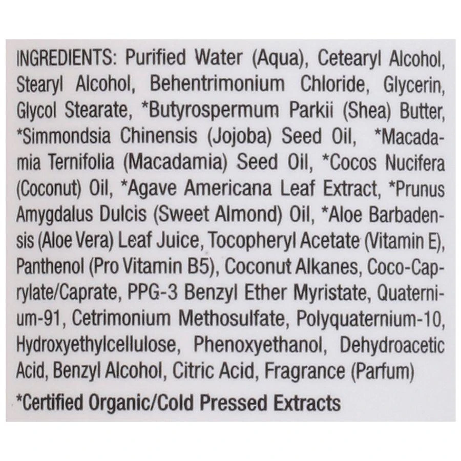 商品Raw Sugar|The Moisture Smoothie Conditioner Coconut + Agave + Sweet Almond Milk,价格¥85,第4张图片详细描述