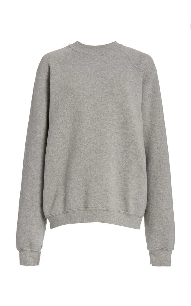 商品Les Tien|Les Tien - Women's Classic Fleece Classic Raglan-Sleeve Cotton Sweatshirt - Grey - XXS - Moda Operandi,价格¥741,第1张图片