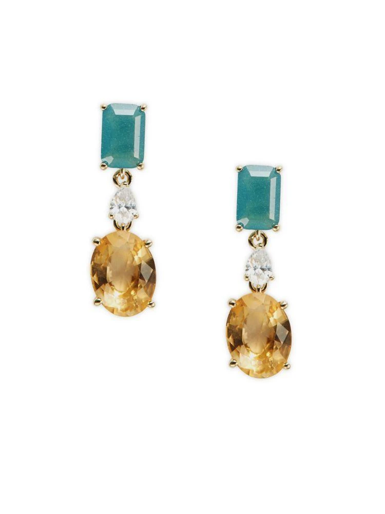 商品Nadri|Verdana Stone-Link Drop Earrings,价格¥158,第1张图片