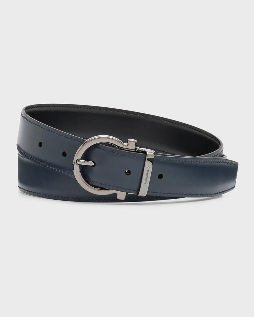 【FERRAGAMO】 Reversible Gancini leather belt nm_4866458_100129_m
