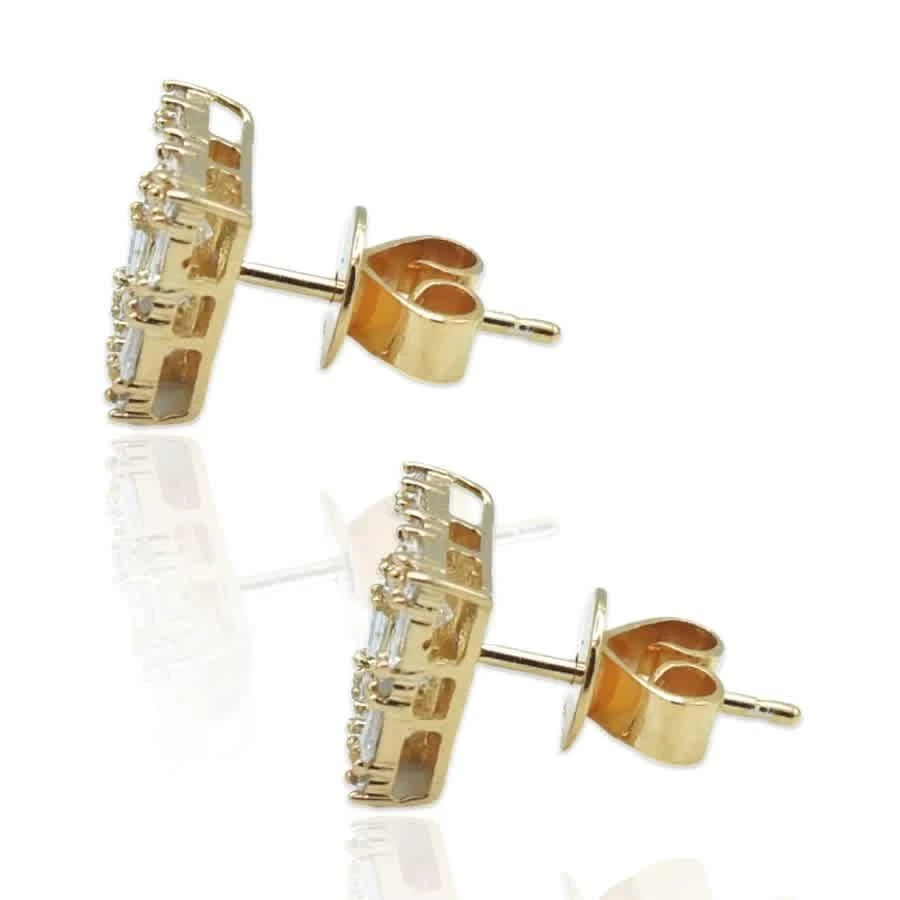 商品Tresorra|Tresorra 18K Yellow Gold Diamond Stud Earrings,价格¥8391,第2张图片详细描述