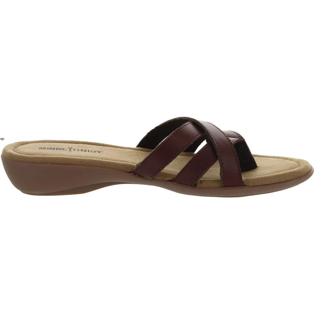 Minnetonka Womens Sunny Leather Flip Flop Thong Sandals 商品