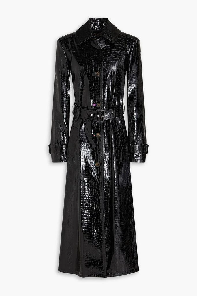 商品PUCCI|Faux croc-effect leather trench coat,价格¥9539,第1张图片