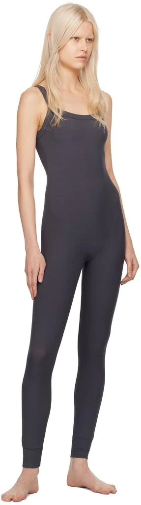 商品SKIMS|Gray Soft Lounge Tank Jumpsuit,价格¥367,第4张图片详细描述