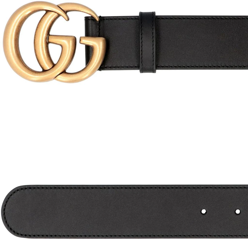 商品Gucci|Gucci Gg Buckle Leather Belt,价格¥3761,第3张图片详细描述