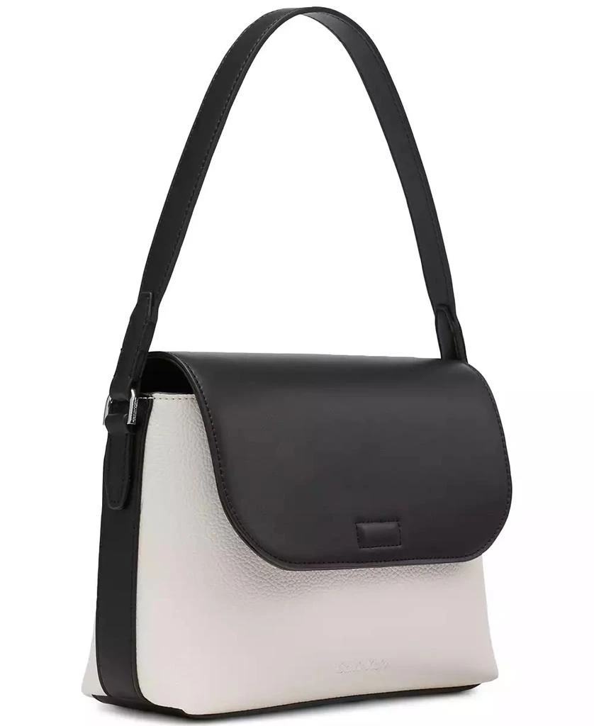 商品Calvin Klein|Millie Small Convertible Shoulder Bag with Striped Crossbody Strap,价格¥540,第3张图片详细描述