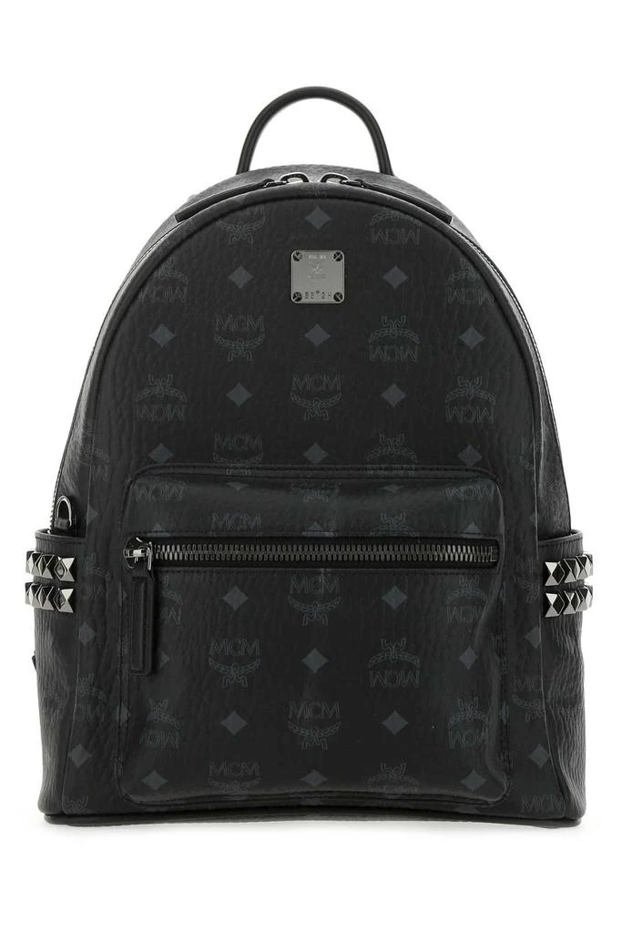 商品MCM|MCM Stark Side Studs Logo Printed Backpack,价格¥6789,第1张图片