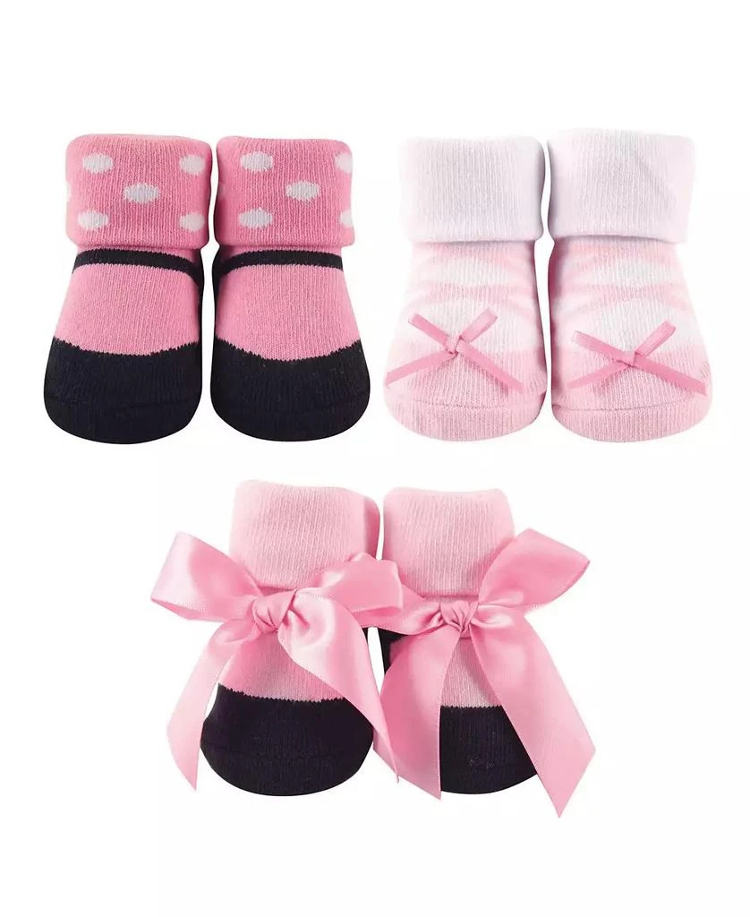 商品Luvable Friends|Baby Girls Baby Socks Giftset, Pink, 0-9 Months,价格¥98,第1张图片详细描述