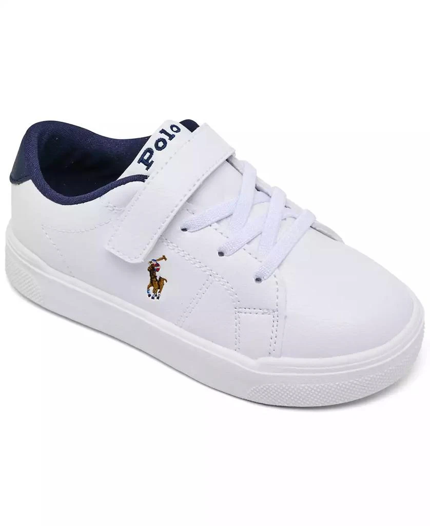 商品Ralph Lauren|Toddler Kids Sutton Stay-Put Fastening Strap Casual Sneakers from Finish Line,价格¥260,第1张图片
