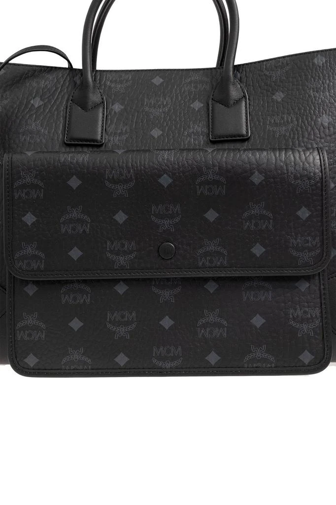 商品MCM|MCM Large München Open Top Tote Bag,价格¥6588,第5张图片详细描�述