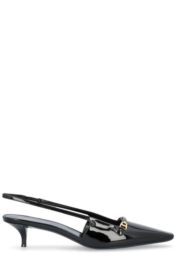 商品Yves Saint Laurent|Saint Laurent Square Toe Slingback Pumps,价格¥4742,第1张图片