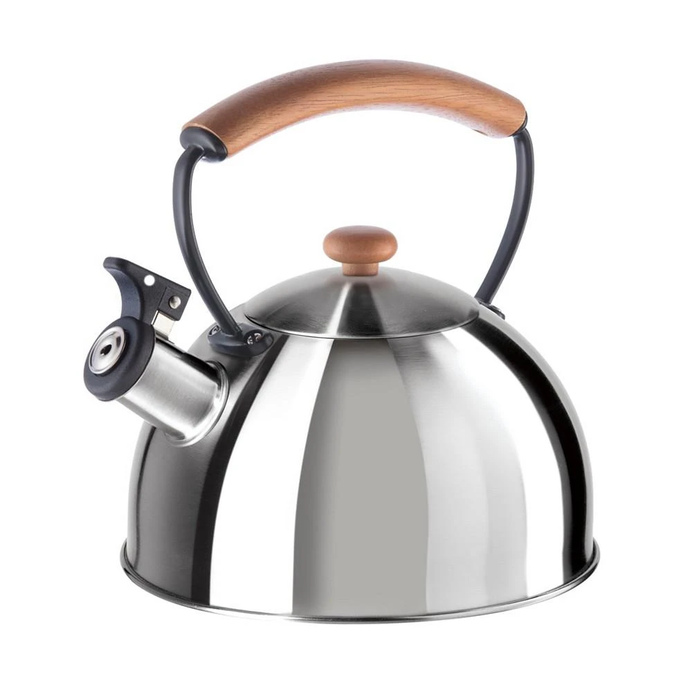 商品Oggi|2.5 Litre Whistling Tea Kettle with Wood Handle,价格¥271,第1张图片