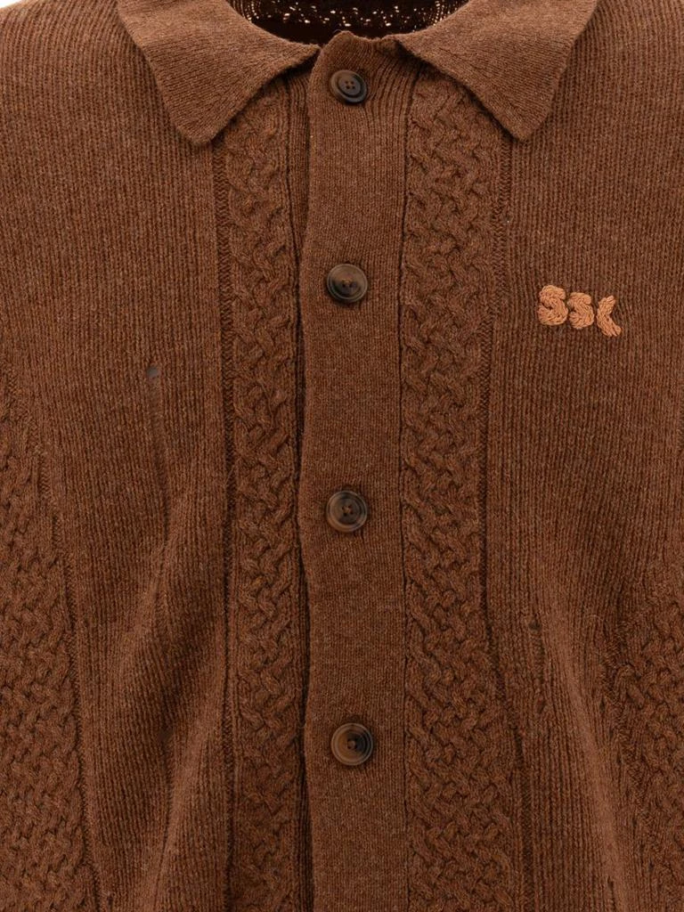 商品Stockholm Surfboard Club|Stockholm Surfboard Club "Broke" Cardigan,价格¥1790,第3张图片详细描述