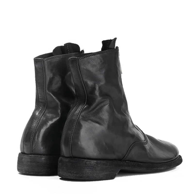 GUIDI 黑色女士踝靴 210-SOFT-HORSEFG-BLKT商品第4张图片规格展示