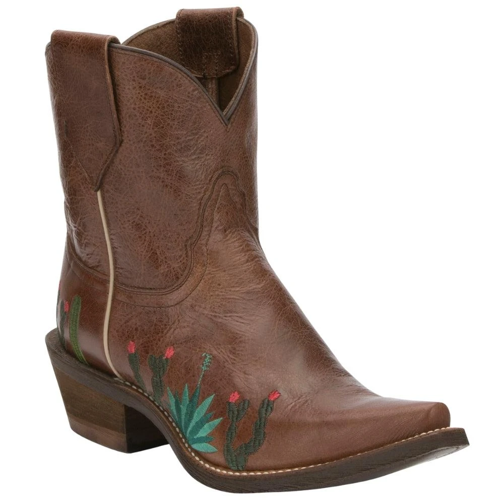 商品Nocona Boots|Agave Embroidery Snip Toe Cowboy Booties,价格¥766,第2张图片详细描述