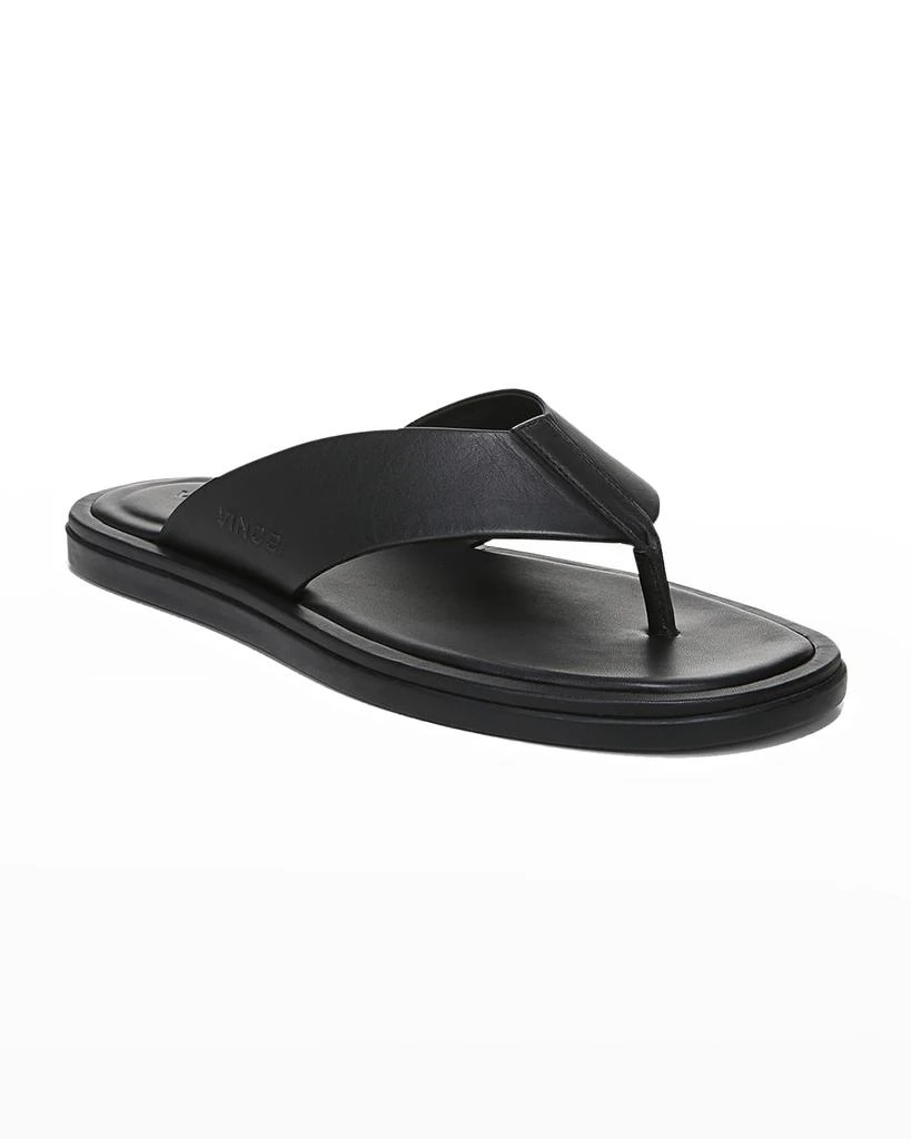 商品Vince|Men's Dean 2 Leather Flip Flops,价格¥588,第1张图片