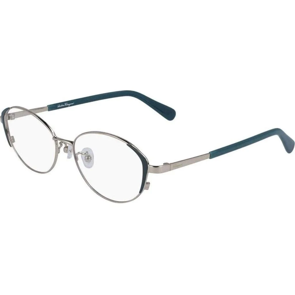 商品Salvatore Ferragamo|Salvatore Ferragamo Women's Eyeglasses - Gold/Petrol | SALVATORE FERRAGAMO2540A 719,价格¥486,第1张图片