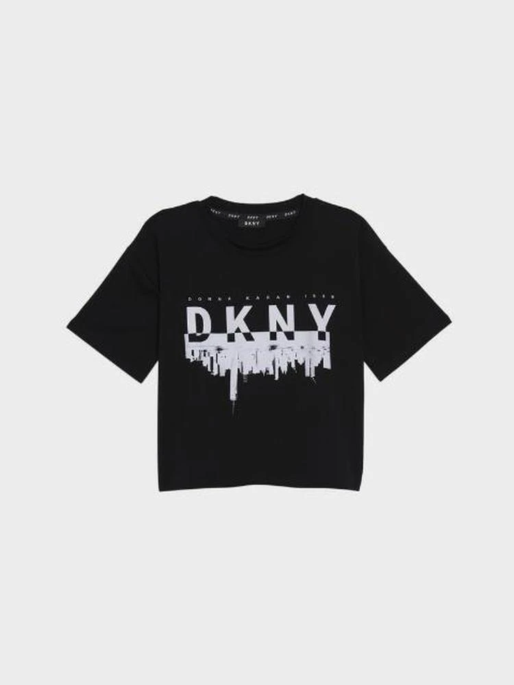 商品DKNY|SKYLINE CROPPED LOGO T恤,价格¥369,第1张图片